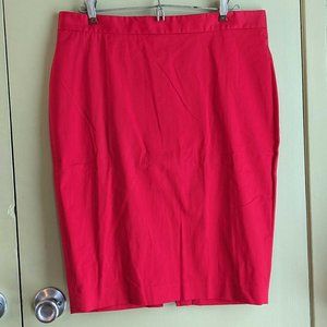 Red Body by Victoria skirt, size 14